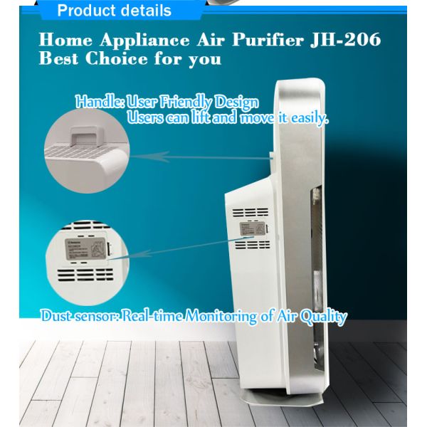 HOMEFISH Ultraviolet UVC Air Purifier 220V/110V 4 Fliters 6 Stage Purification