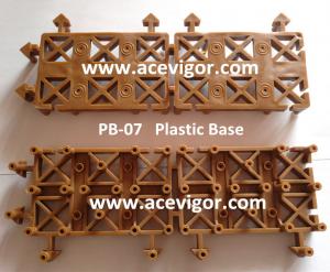 China PB-07 Cheap wood composite deck tile interlocking plastic floor tile wholesale