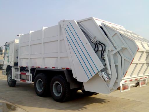 6001 - 10000L Special Purpose Truck / Diesel Fuel Type Waste Collection Truck