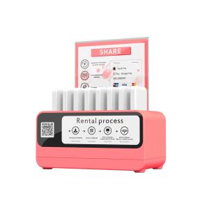 China ABS Commercial Phone Charging Station Rental E1008 5000MAh on sale