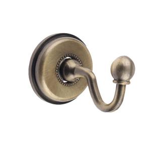 China Metal Strong Bathroom Robe Hook Classical Bathroom Curtain Hooks wholesale