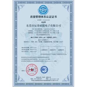 Dongguan Libo Silicone Electronics Co., Ltd. Certifications