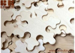 China 10 Wood Snowflakes - Unfinished Wooden Craft Supplies wooden christmas craft wholesale