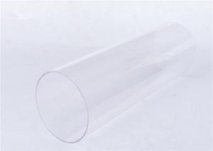 China LED Plastic Extrusion Profiles , Polycarbon Extrusion Light Tube Cover wholesale
