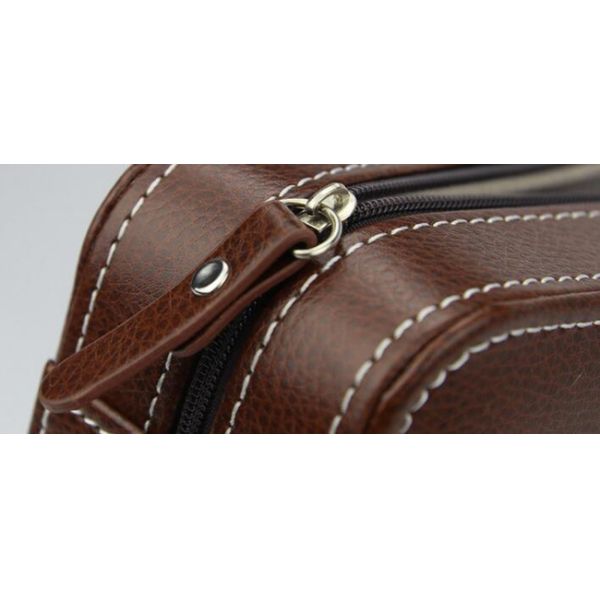 Luxury Watch Storage Case Zipper Closing , Watch Display Case Jewelry Decoration