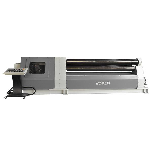 4 Roller Plate Rolling Machine Hydraulic Metal With 4 Rolls W12-8*2500