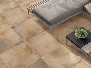 China Hand Painted Cement Look Porcelain Tile / High Bright 300x300 Floor Tiles on sale