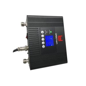China LCD Screen Dual Band Cell Phone Repeater 23dBm 900MHz 1800MHz With ALC Control on sale
