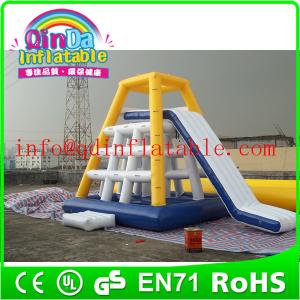 China QinDa Inflaable Best Sale inflatable floating water slide adults inflatable water slide wholesale