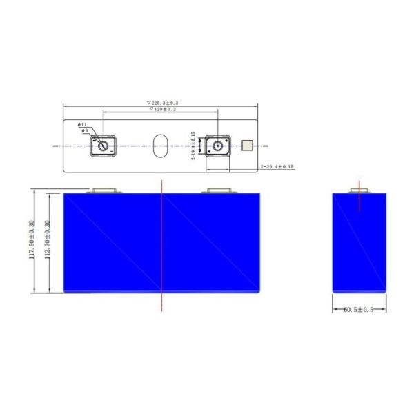 High Energy Density Lifepo4 3.2v 150ah Long Cycle For Solar Storage System