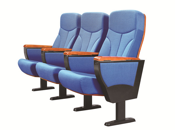 Fireproof Fabric Plywood Cover Soft Folding Auditorium Chairs MDF Tablet