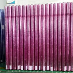China Recyclable Furniture Wrapping Film 245cm Width Red Transparent Plastic Roll No Glue wholesale