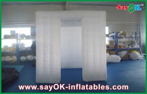 China Funny Photo Booth Props White 3D Sticker Foldable Inflatable Photo Booth Kiosk Enclosure With Window wholesale