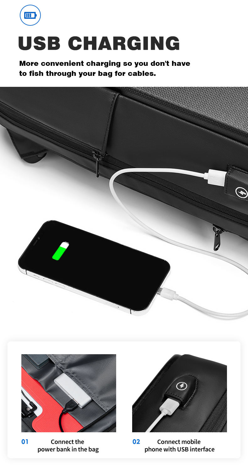 OEM ODM Waterproof Hard Shell Backpack 15.6inch Usb Laptop Backpack