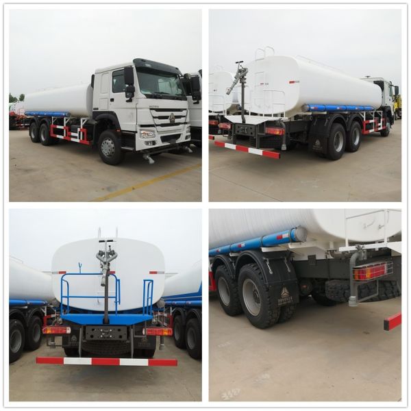 Sino Howo Used Water Tanker Truck 6x4 20 Cubic Meter