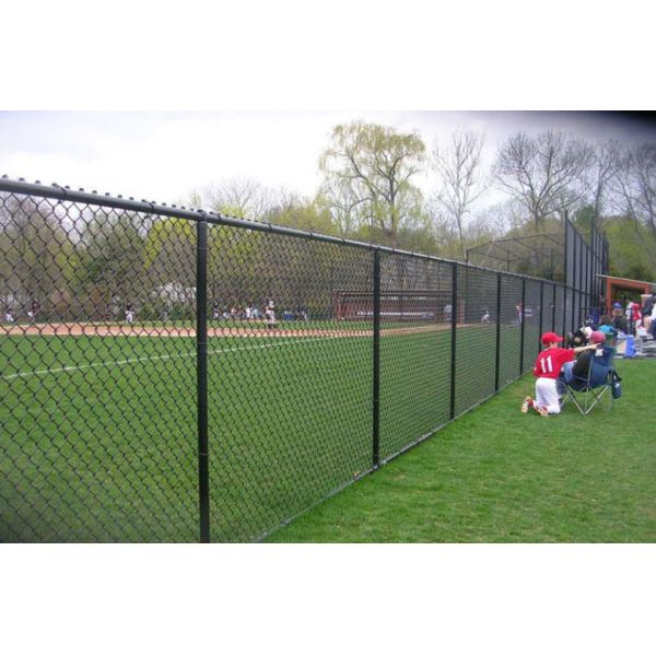 4 Ft 4.8mm Galvanized Chain Link Fence 55x55mm Aperture