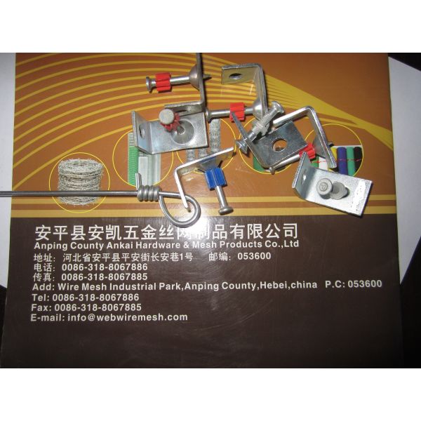 China Factory 12GA X 4FT with a 1-1/4" clip and pin Pre-Tied Ceiling Wire