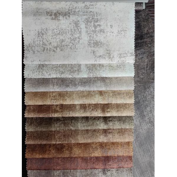Printed Holland Velvet Fabric Glue Embossed Fabric Customizable 100% Polyester Sofa Textile