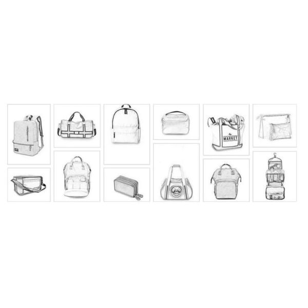 Wholesale Neoprene Portable Digital Storage Bag Cable Organizer Bag