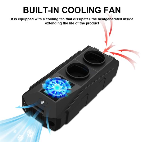 Small 12V to 110V 220V Car Power Inverter with Type C USB Rated Power 300W Modified Sine Wave