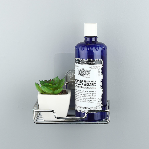 Adhesive No Drilling Suction Cup Soap Holder for Bathroom Kitchen