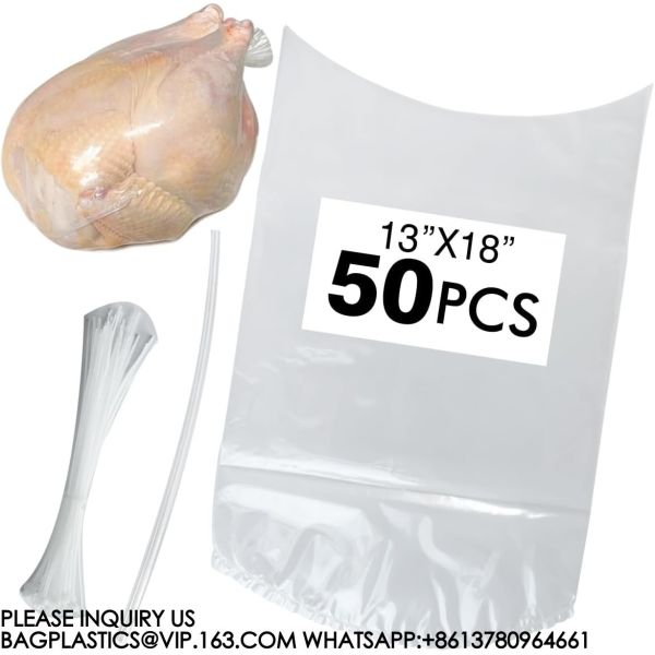 Poultry Shrink Bag Plastic Bags Packaging Chicken Part Duck Goose Roast Chicken Pouch