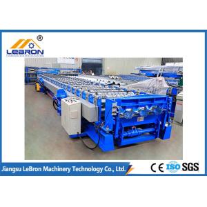 29.5kW Floor Deck Roll Forming Machine , Galvanized Steel Deck Forming Machine