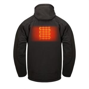 Washable Electric Winter Coats For Men Windproof Polyester Cotton