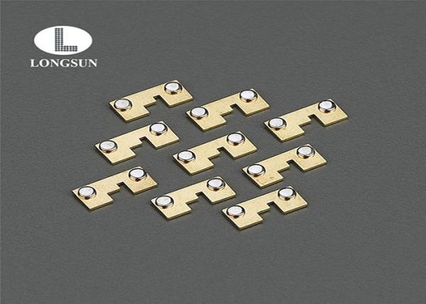Quality Spring Contact Metal Stamping Components Brass For Thermal Controller for sale