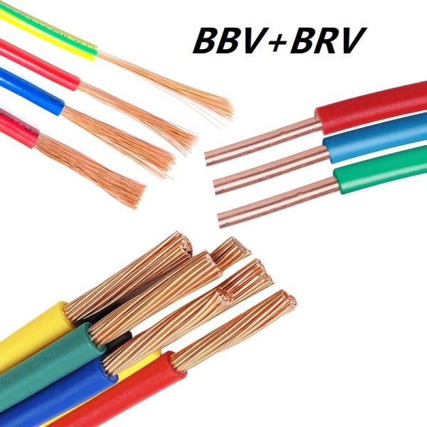 1.5mm 2.5mm 4mm 6mm 10mm Single Core Copper Wire Pvc House Wiring Building Wire