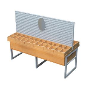 Buy cheap TUV Approval HongChuang Iron And Wood Shelves For Boutique,Display Metal Rack from wholesalers