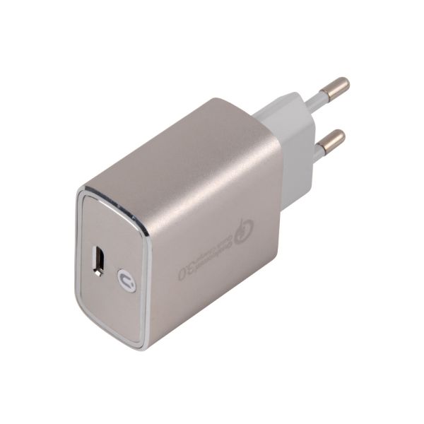 Dual Port Quick Charge 3.0 Charger Aluminum Alloy Cover Ce Certification Fashionable Design