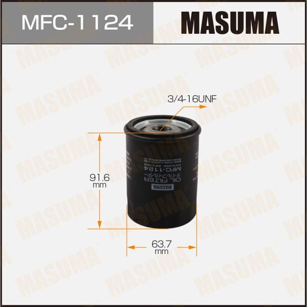 MFC-1124 MASUMA Auto Oil Filter for Japanese Car 90915-10002 90915-10004-79 90915-03004