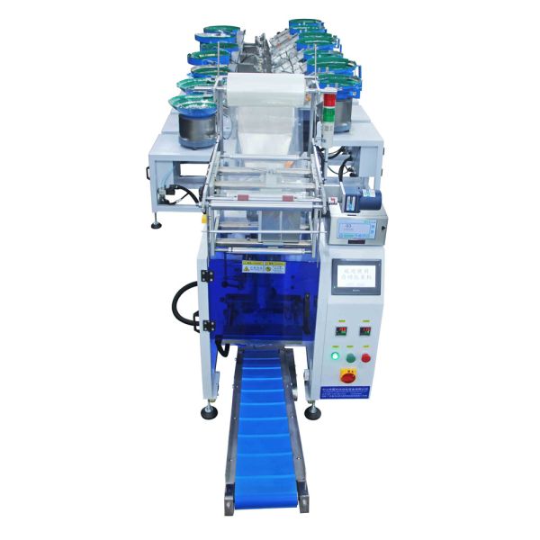 Fastener Carton Bolts Self Drilling Screws Plastic Bag Packaging Screws 16 Drums Packaging Machine Automatic