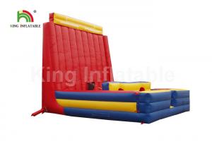 China Commercial Outdoor Inflatable Sports Games / Bouncer Rock Climbing Wall wholesale