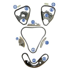 China Timing Chain Assembly AUDI 3.0TFSI 06E109465BC wholesale