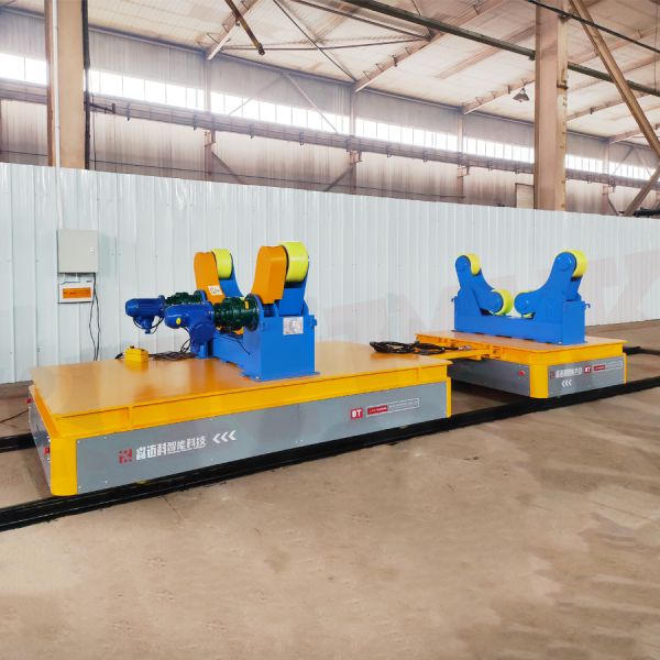 15 Ton Rail Transporter Mould Heavy Duty Transfer Cart Low Voltage