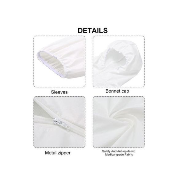 Good Tensile Resistance Medical Protective Clothing Disposable Chemical Suit