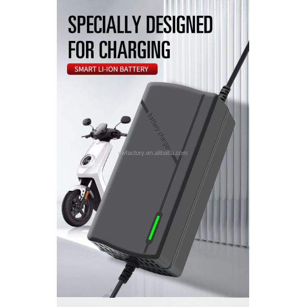 Smart Intelligent 48V 54.6V 5A Battery Charger for 10Ah 15Ah 20Ah Electric Golf Cart Battery Pack