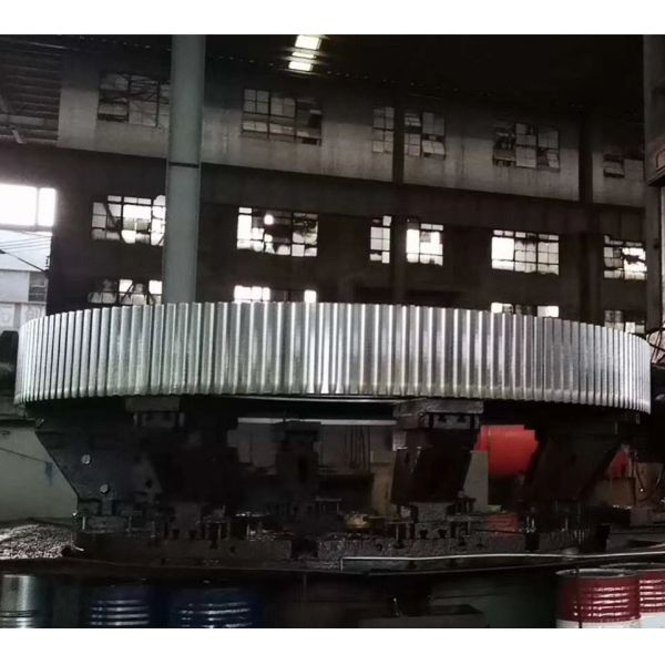 Custom Large Size 42CrMo4 34CrMo4 Ring Gear Spur Gear For Mill Differene Materials