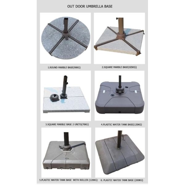 Hot Selling Deluxe New Style Hanging Patio Garden Outdoor Roman Umbrella