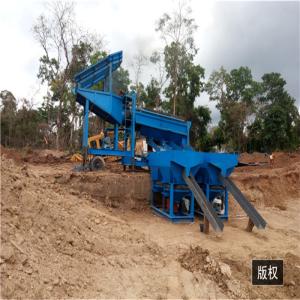 alluvial gold mining equipment 100 ton gold trommel wash plant