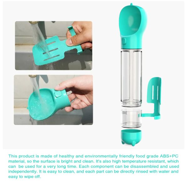 Lightweight Portable Dog Water Bottle Travel Dog Water Dispenser 300ML 500ML