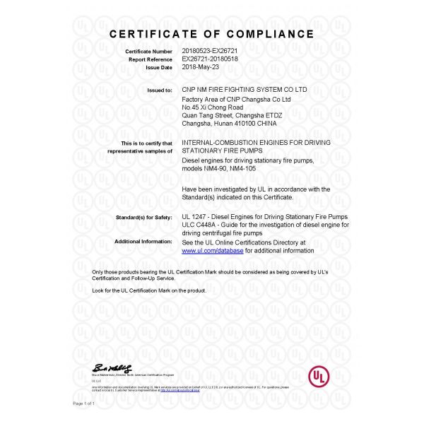 Impeller Centrifugal Pump Set With Jockey Pump UL Listed Fire Pump Tornatech controller