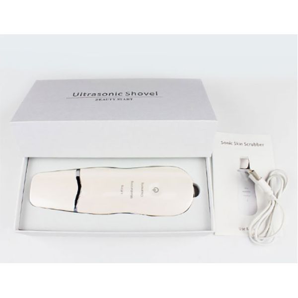 Ultrasonic Face Scraper Face Skin Sonophoresis Electric Face Cleanser