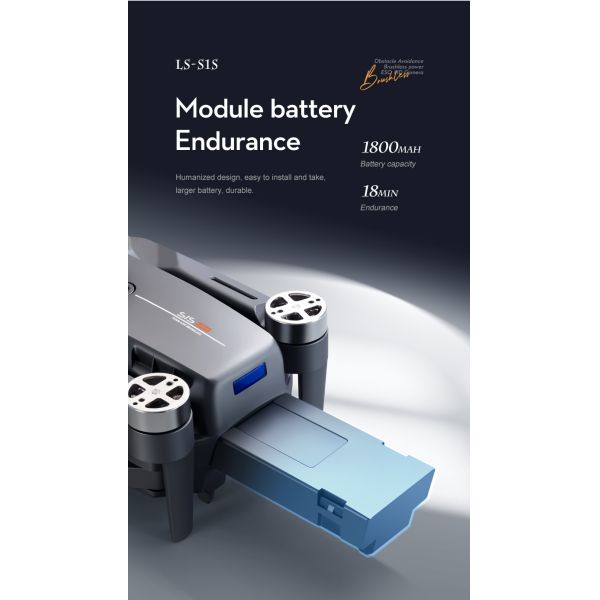 New Brushless Motor Drone Mini 8K HD Camera Obstacle Avoidance S1S Mini Professional Drone