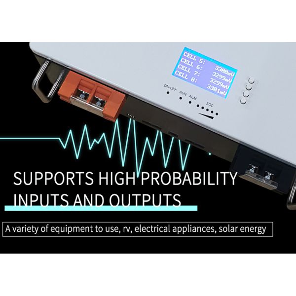 Off Grid Solar PV Battery 100ah Lithium Battery Pack 48V Lifepo4
