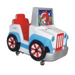 MP4 kiddie ride with music and video in yellow color airplane for kids