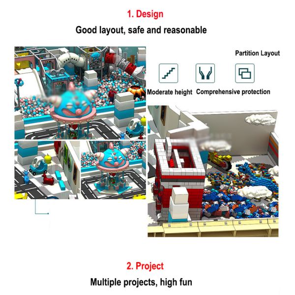Dreamland soft playground equipment large indoor play structures soft play area equipment
