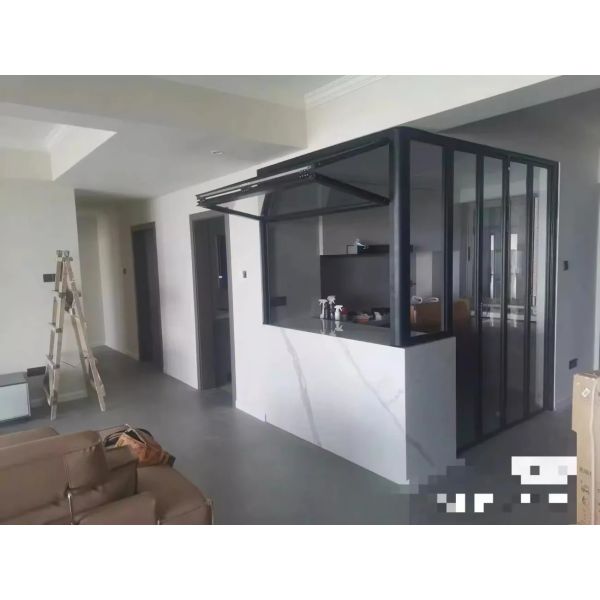 Artistic Form Folding Window Transforming Functional Openings into Three-Dimensional Art Features